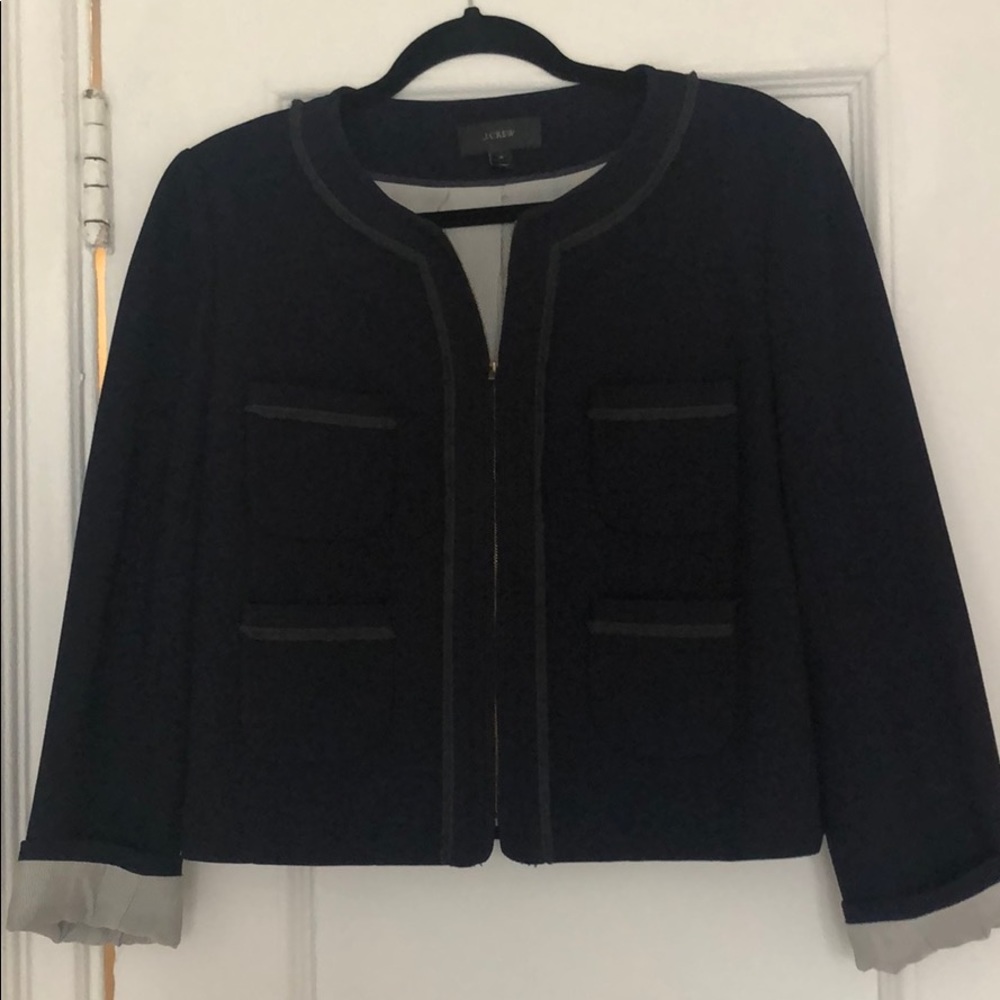 Jcrew navy blazer size 12